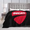 Ducati Black Fleece Blanket