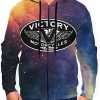 Victory Motorcycles Star Night Zip Up Hoodie