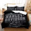 Harley-Davidson Black Bedding Set