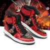 Iron Maiden Red Black Air Jordan 1 High Sneakers