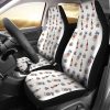 Miller Lite White Car Seat Covers