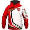 Aprilia Red White Pullover Hoodie