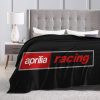 Aprilia Black Fleece Blanket