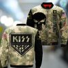 Kiss US Military Veterans Army Strong Bomber Jacket