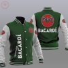 Bacardi Green White Baseball Jacket