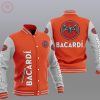 Bacardi Orange White Baseball Jacket
