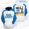 Bud Light White Blue Pullover Hoodie