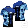 Bud Light Skull Polo Shirt