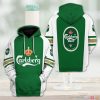 Carlsberg Green White Pullover Hoodie