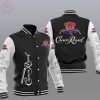 Crown Royal Black White Baseball Jacket