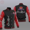 Crown Royal Black Red Baseball Jacket