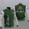 Crown Royal Green White Baseball Jacket