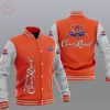Crown Royal Orange White Baseball Jacket