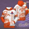 Crown Royal Orange White Pullover Hoodie