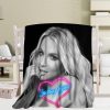 Britney Spears Black Fleece Blanket V2
