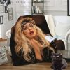 Lady Gaga Fleece Blanket V4