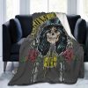 Guns N’ Roses Grey Fleece Blanket