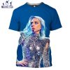 Lady Gaga Blue T-Shirt