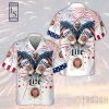 Miller Lite Independence Day Eagle Hawaiian Shirt