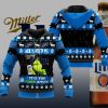Miller Lite Grinch All I Need Is Zip Up Hoodie