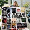 Jay-Z Albums Quilt Blanket V3