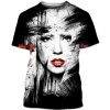 Lady Gaga Black T-Shirt V1