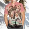 Lady Gaga Pink Coconut Grove Hawaiian Shirt