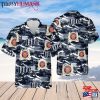 Miller Lite Island Pattern Hawaiian Shirt