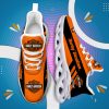 Harley-Davidson Custom Name Orange Black Max Soul Shoes