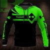 Kawasaki Motorcycles Green Black Pullover Hoodie V2
