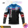 BMW Motorrad Skull Middle Finger Zip Up Hoodie