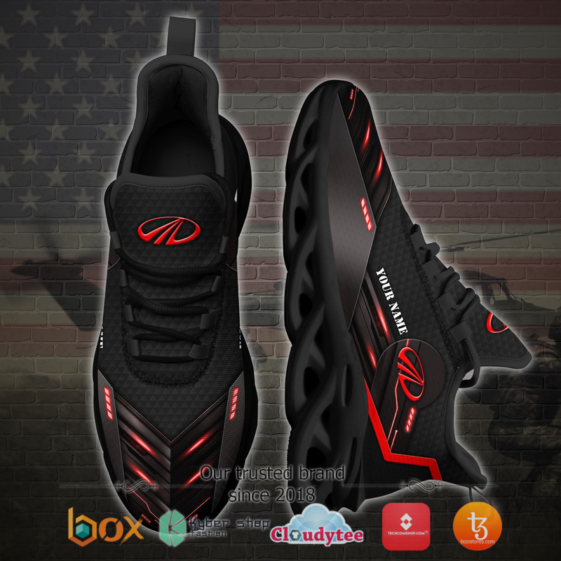 Mahindra Custom Name Black Clunky Max Soul Shoes Mahindra Custom Name Black Clunky Max Soul Shoes