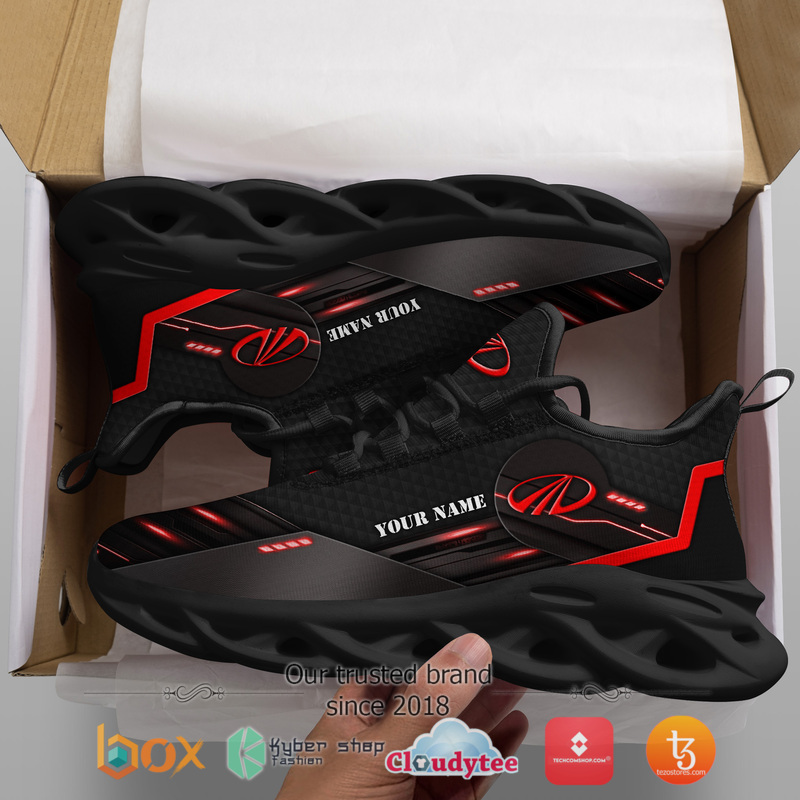 Mahindra Custom Name Black Clunky Max Soul Shoes Mahindra Custom Name Black Clunky Max Soul Shoes