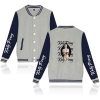Katy Perry Grey Baseball Jacket
