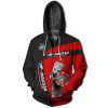MV Agusta Red Black Zip Up Hoodie