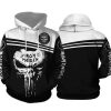 Iron Maiden White Black Pullover Hoodie