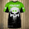 Kawasaki Motorcycles Skull T-Shirt V1