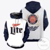 Miller Lite Simple Style Pullover Hoodie V2