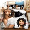 Whitney Houston Picture Bedding Set