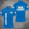 Bud Light Blue Polo Shirt