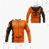 Royal Enfield Orange Zip Up Hoodie