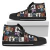 Eminem Popular Rapper High Top Shoes