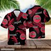 Bacardi Palm Leaves Pattern Party Hawaiian Shirt