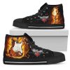 Bon Jovi Flame High Top Shoes