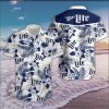 Miller Lite Tropical Flower Hawaiian Shirt V2