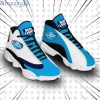 Bud Light White Blue Air Jordan 13 Shoes