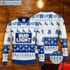 Bud Light Beer Lover Ugly Christmas Sweater
