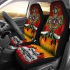 Guns N’ Roses Skulls On Cross Flaming Car Seat Covers