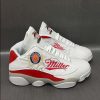 Miller Lite White Air Jordan 13 Shoes
