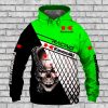 Kawasaki Motorcycles Skull Pullover Hoodie